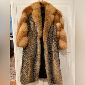 Coyote fur coat
